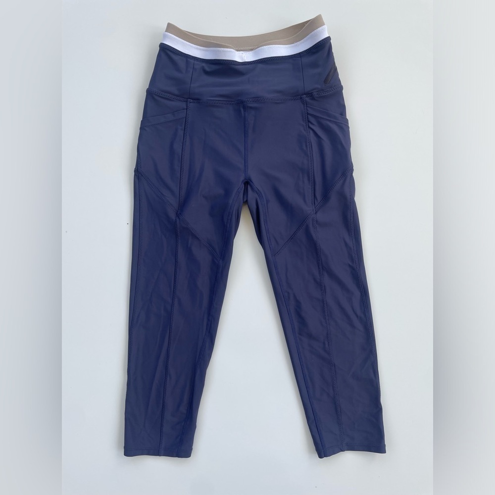 Free People FP Movement Dusty Purple High Rise Ankle Length Leggings Size Small